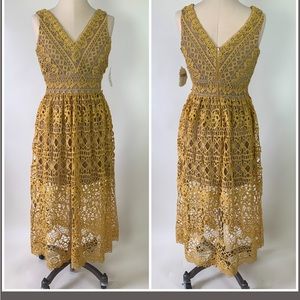 Small Altar'd State Camilla Crochet
Overlay Boho Dress